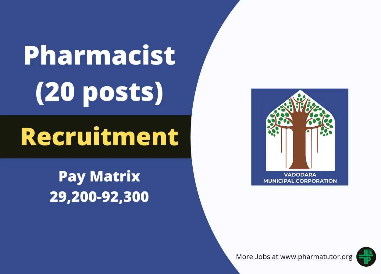 Recruitment for Pharmacists in VMC