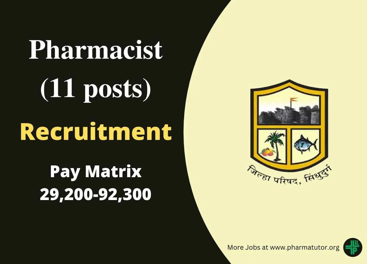 Recruitment for Pharmacists under Zilla Parishad