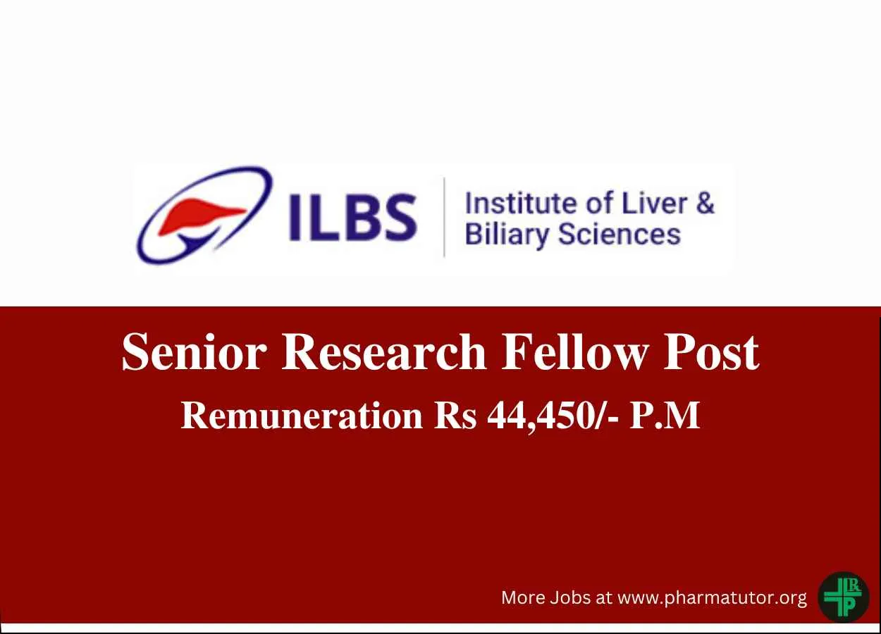 Vacancy for Senior Research Fellow at Institute of Liver & Biliary Sciences