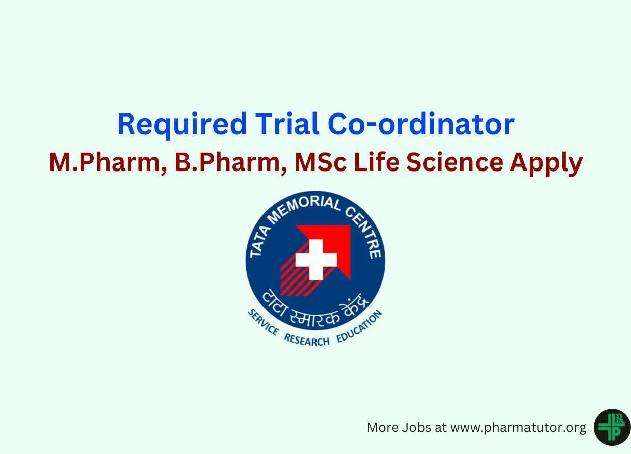 Walk in for M.Pharm, B.Pharm, MSc Life Science at Tata Memorial Hospital