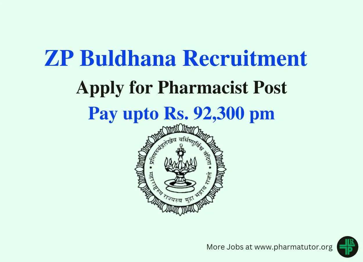 ZP Buldhana Pharmacists Recruitment
