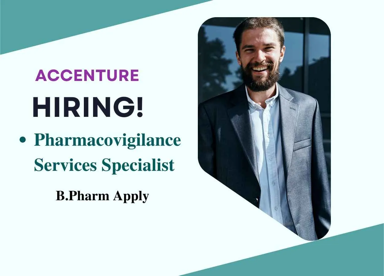 Accenture looking for Pharmacovigilance Services Specialist