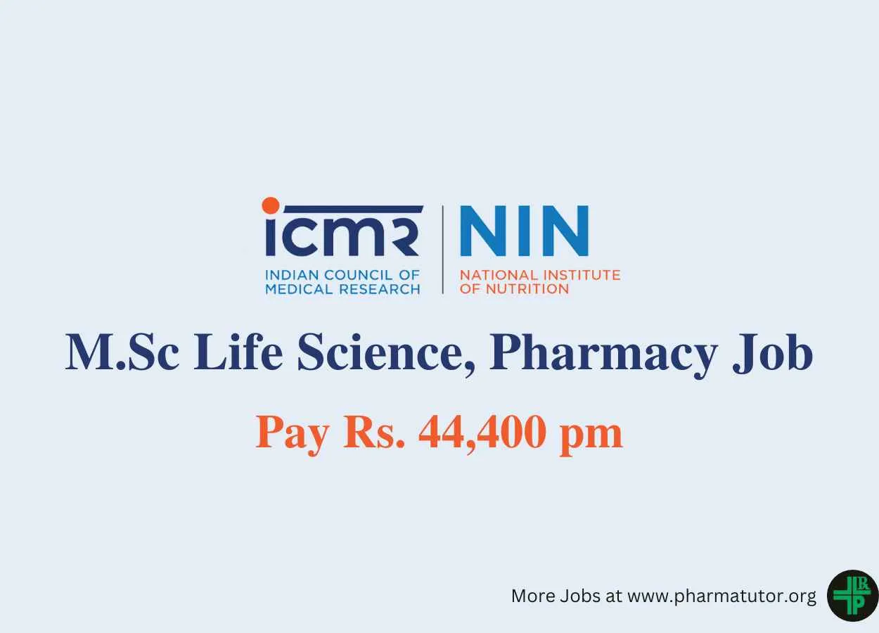 Applications are invited for Senior Research Fellow at National Institute of Nutrition