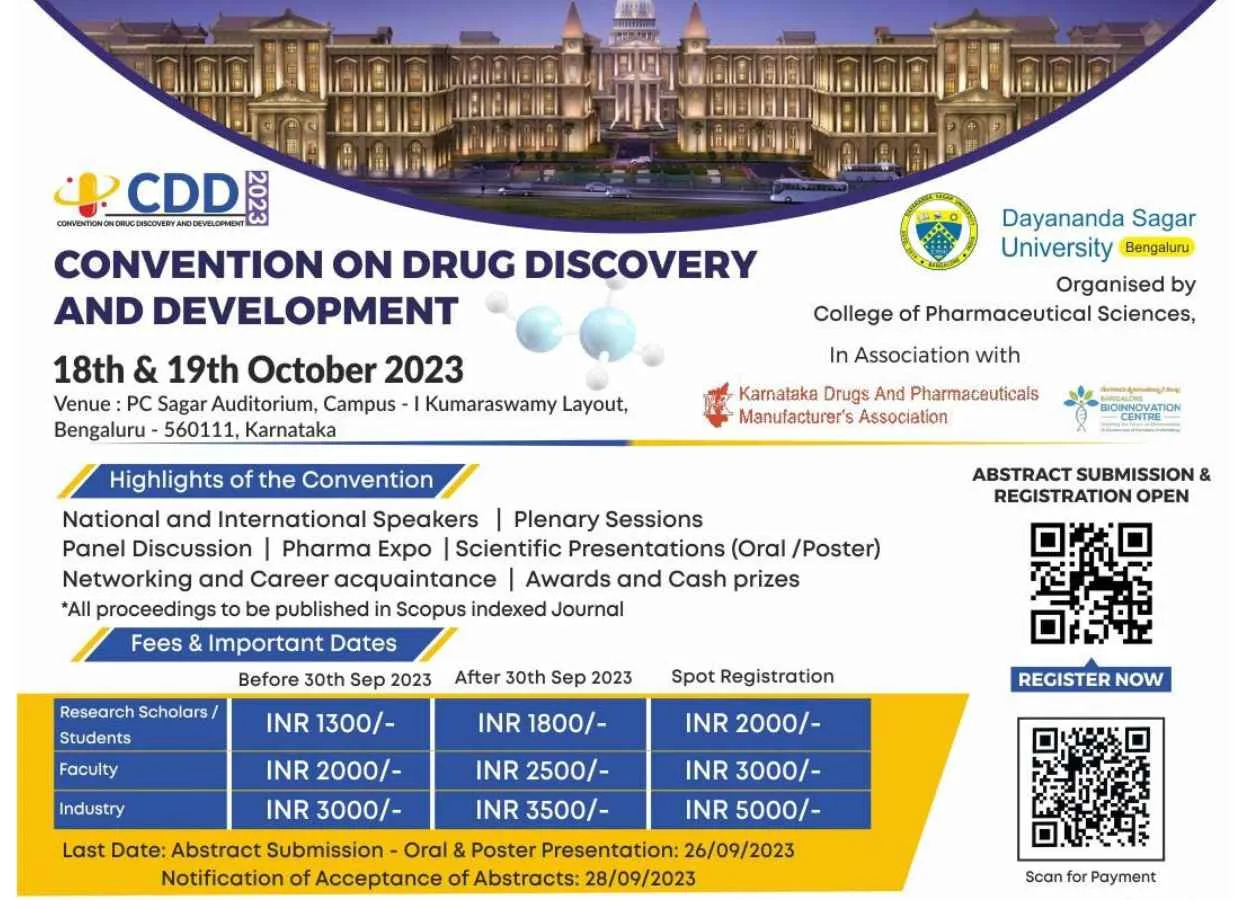 CONVENTION ON DRUG DISCOVERY AND DEVELOPMENT