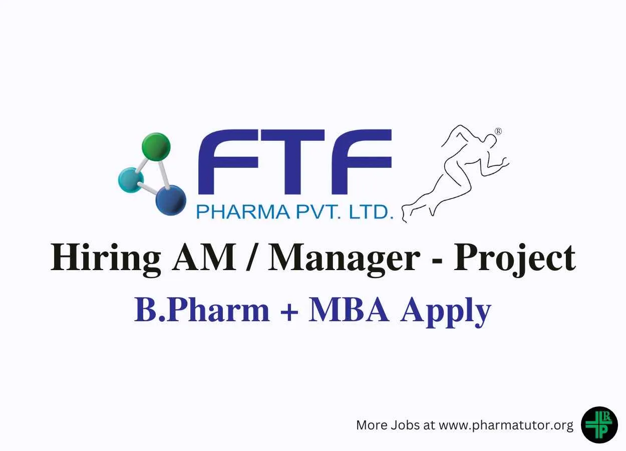 FTF Pharma Hiring AM / Manager