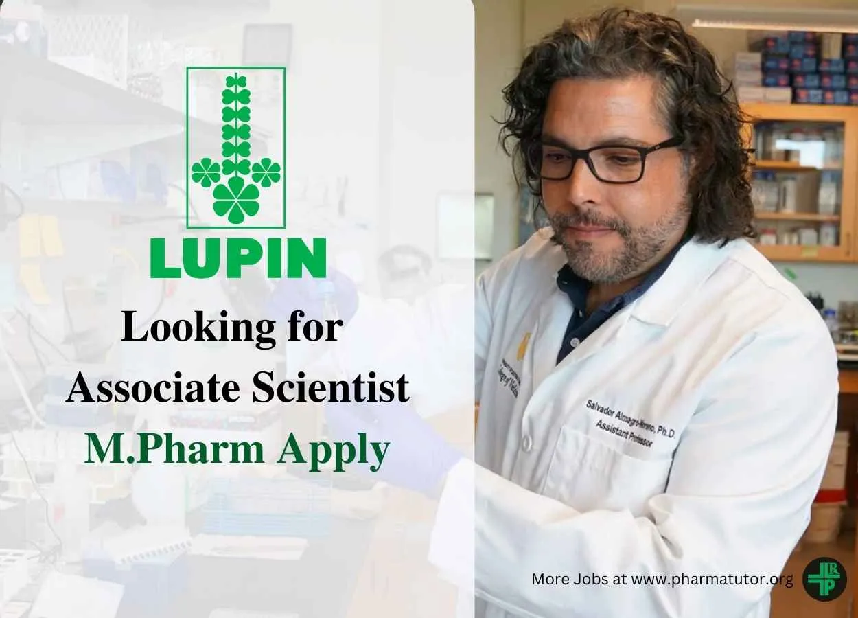 Lupin Limited looking for Associate Scientist