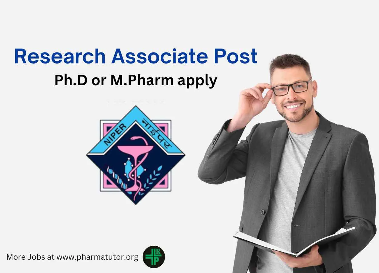 Opportunity for Research Associate to work at NIPER