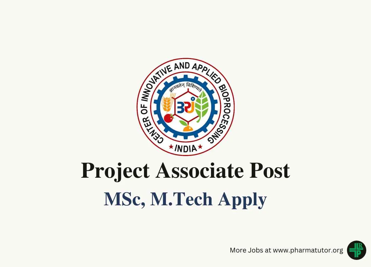 Vacancy for Project Associate at CIAB