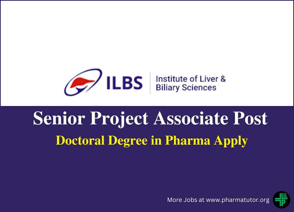 Vacancy for Senior Project Associate at ILBS