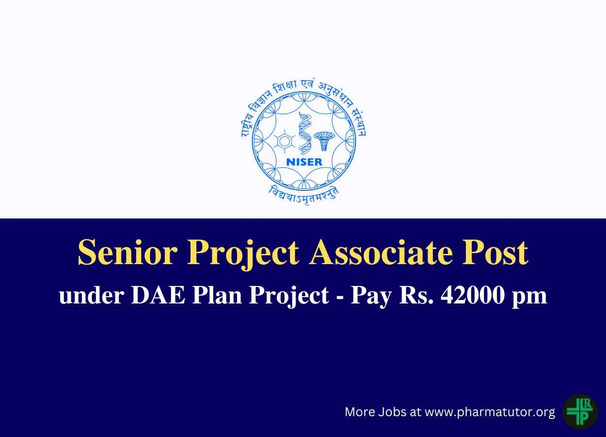 Vacancy for Senior Project Associate at NISER