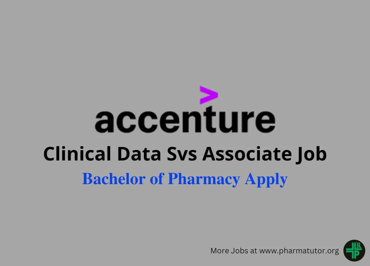 Accenture looking for Clinical Data Svs Associate