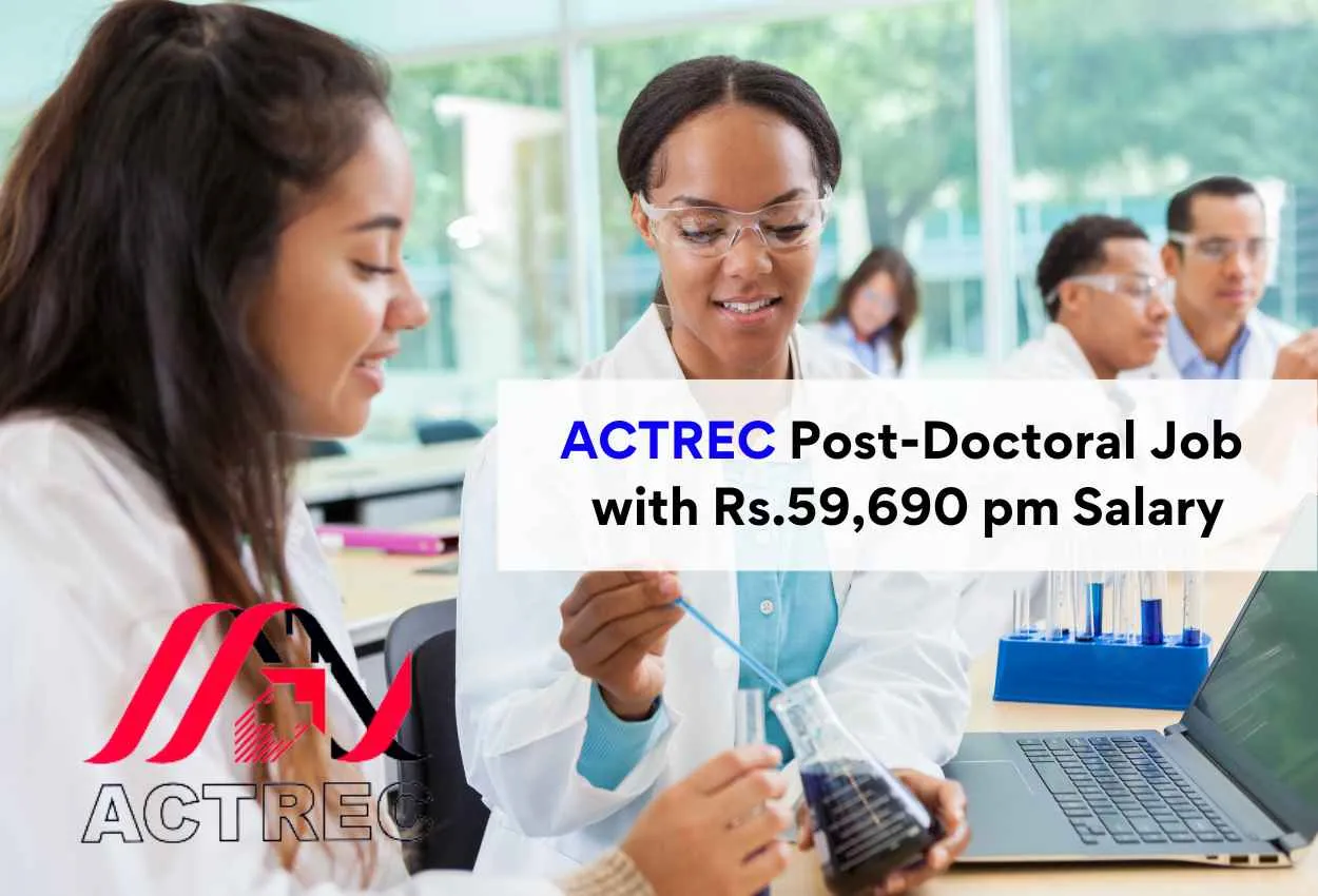 Applications are invited for Post-Doctoral positions at ACTREC