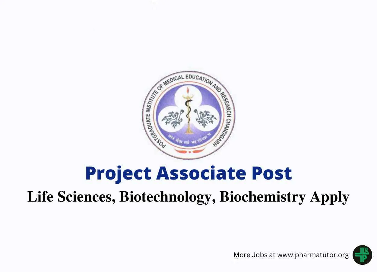 Applications are invited for Project Associate at PGIMER