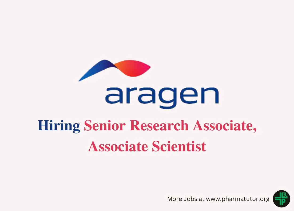 Aragen Life Sciences hiring Senior Research Associate, Associate Scientist