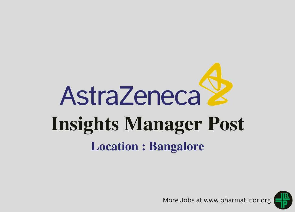 AstraZeneca looking for Insights Manager