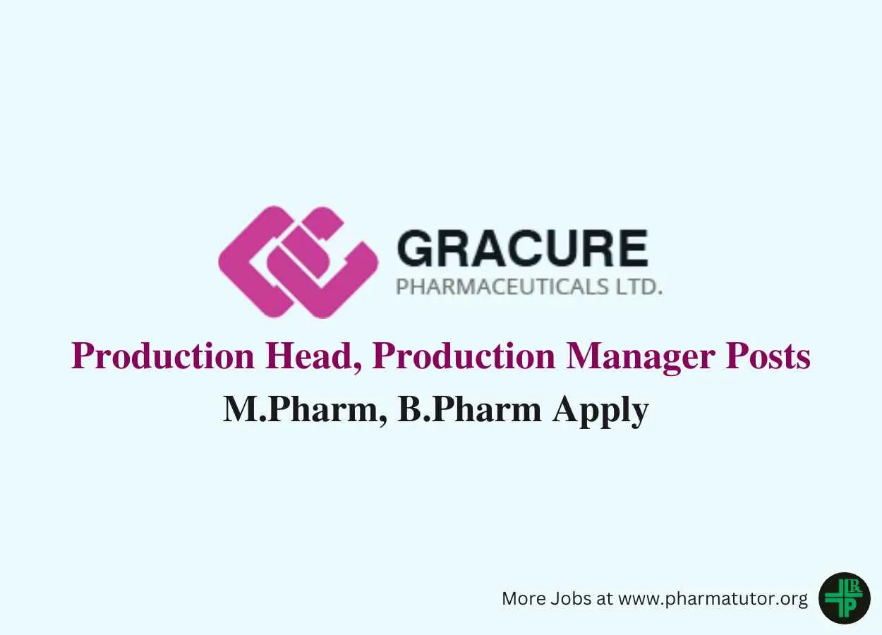 Granules India Looking for Production Head, Production Manager