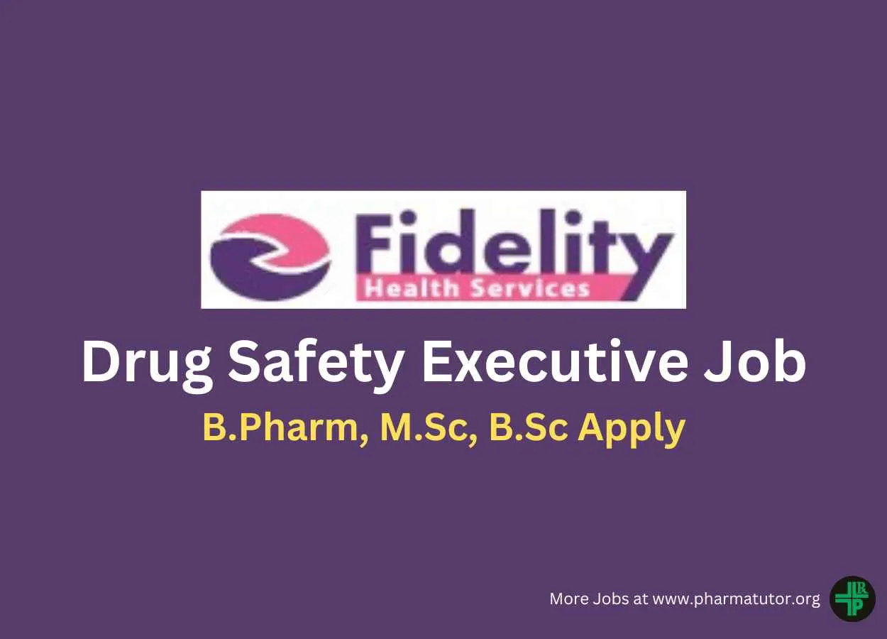 Job for Drug Safety Executive at Fidelity Health Services