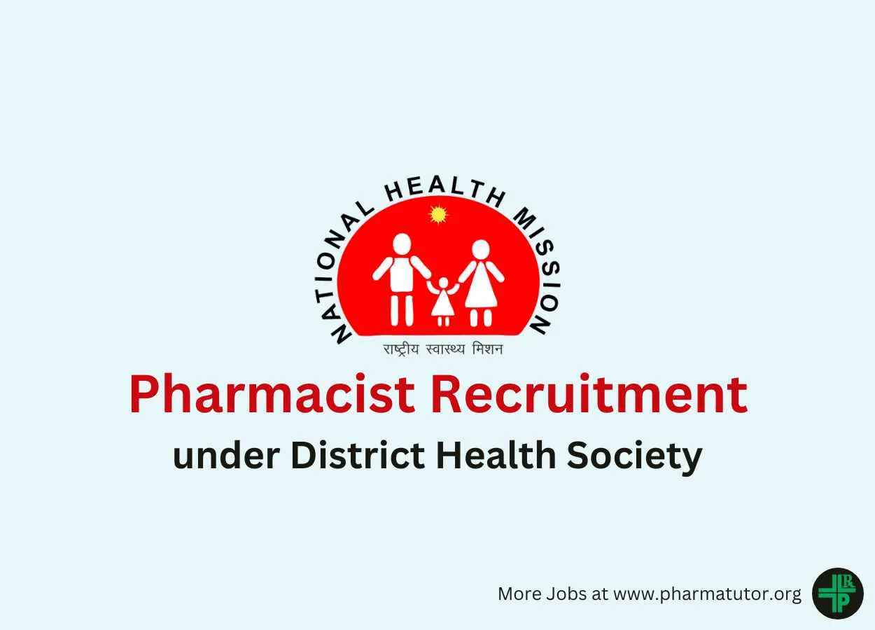 Recruitment for Pharmacists under District Health Society