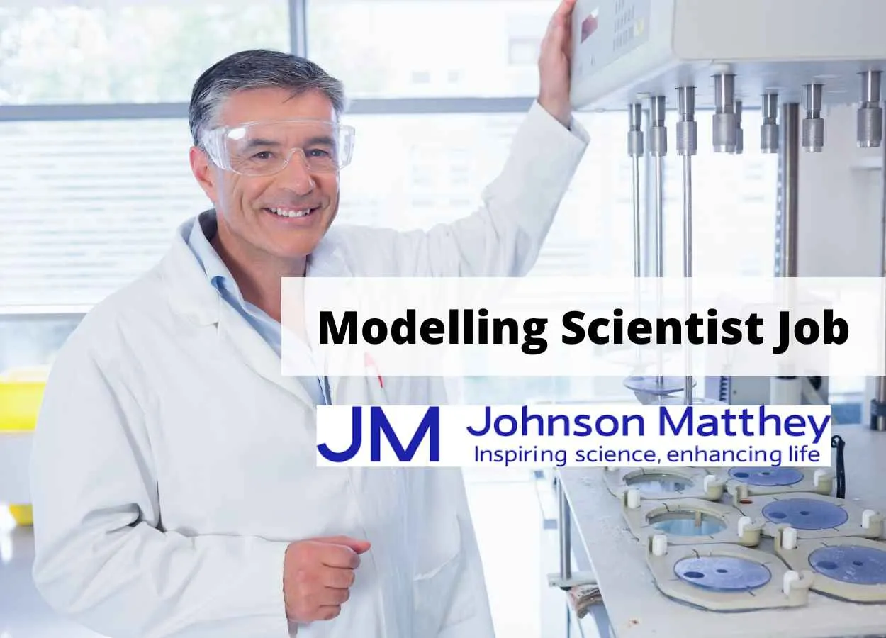 Require Modelling Scientist at Johnson Matthey