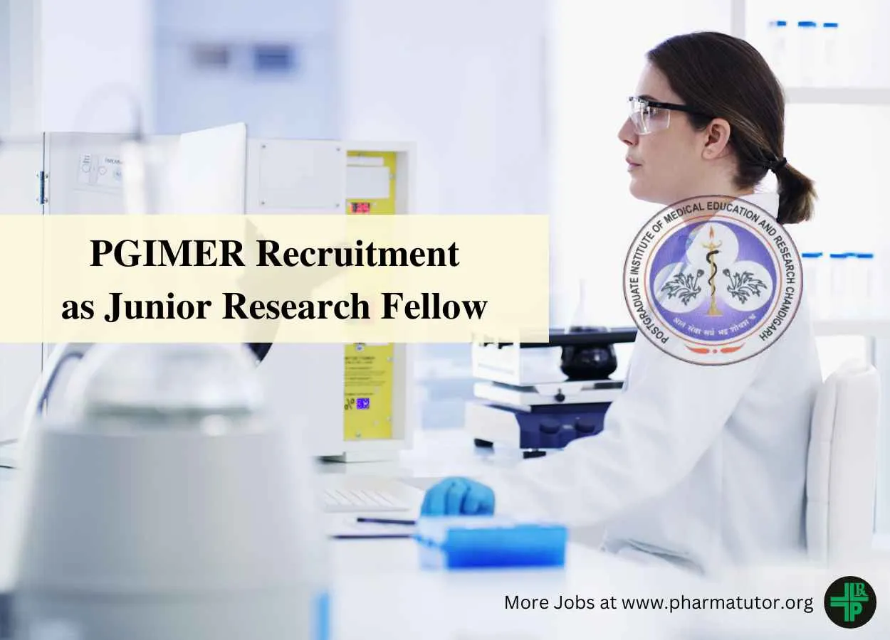 Vacancy for Junior Research Fellow at PGIMER