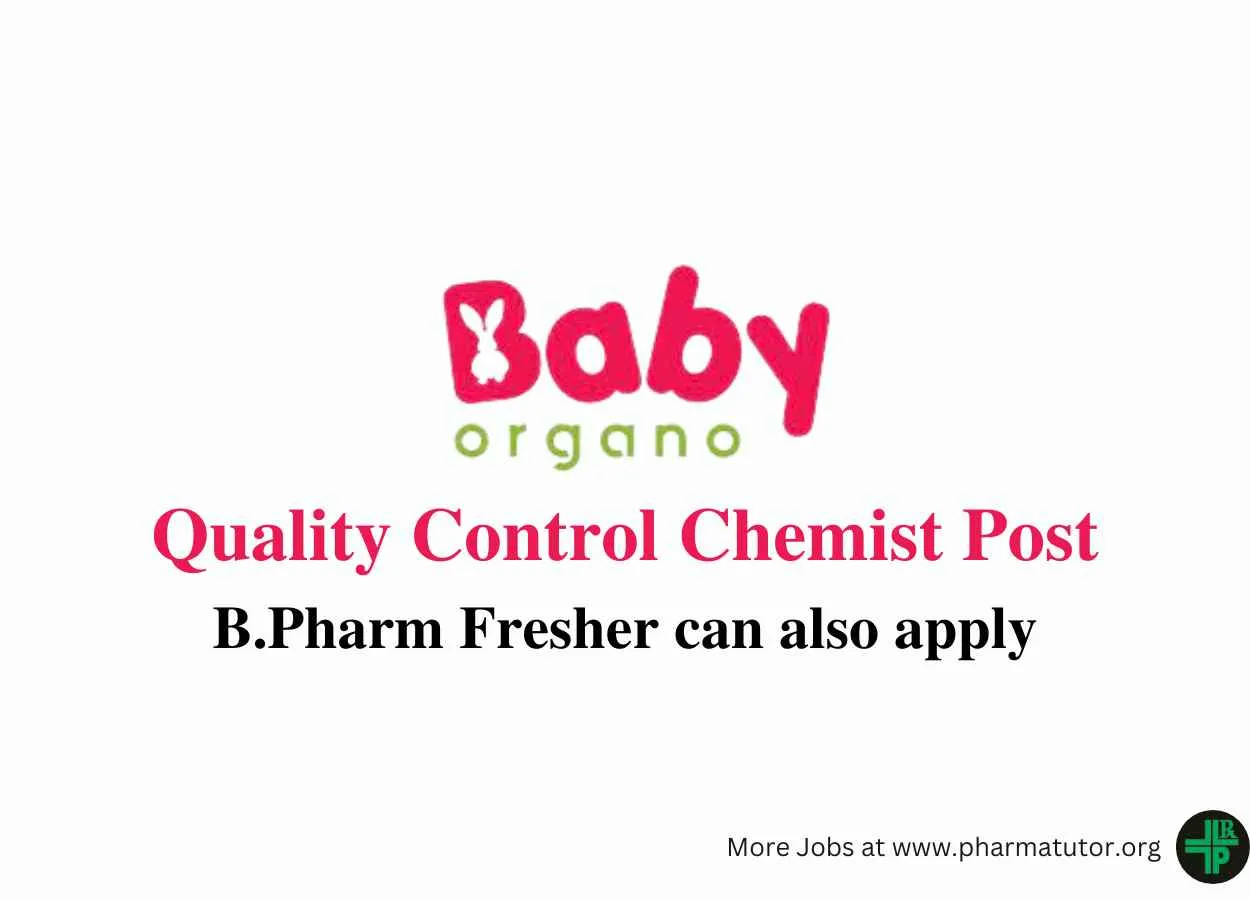 Vacancy for QC Chemist at BabyOrgano