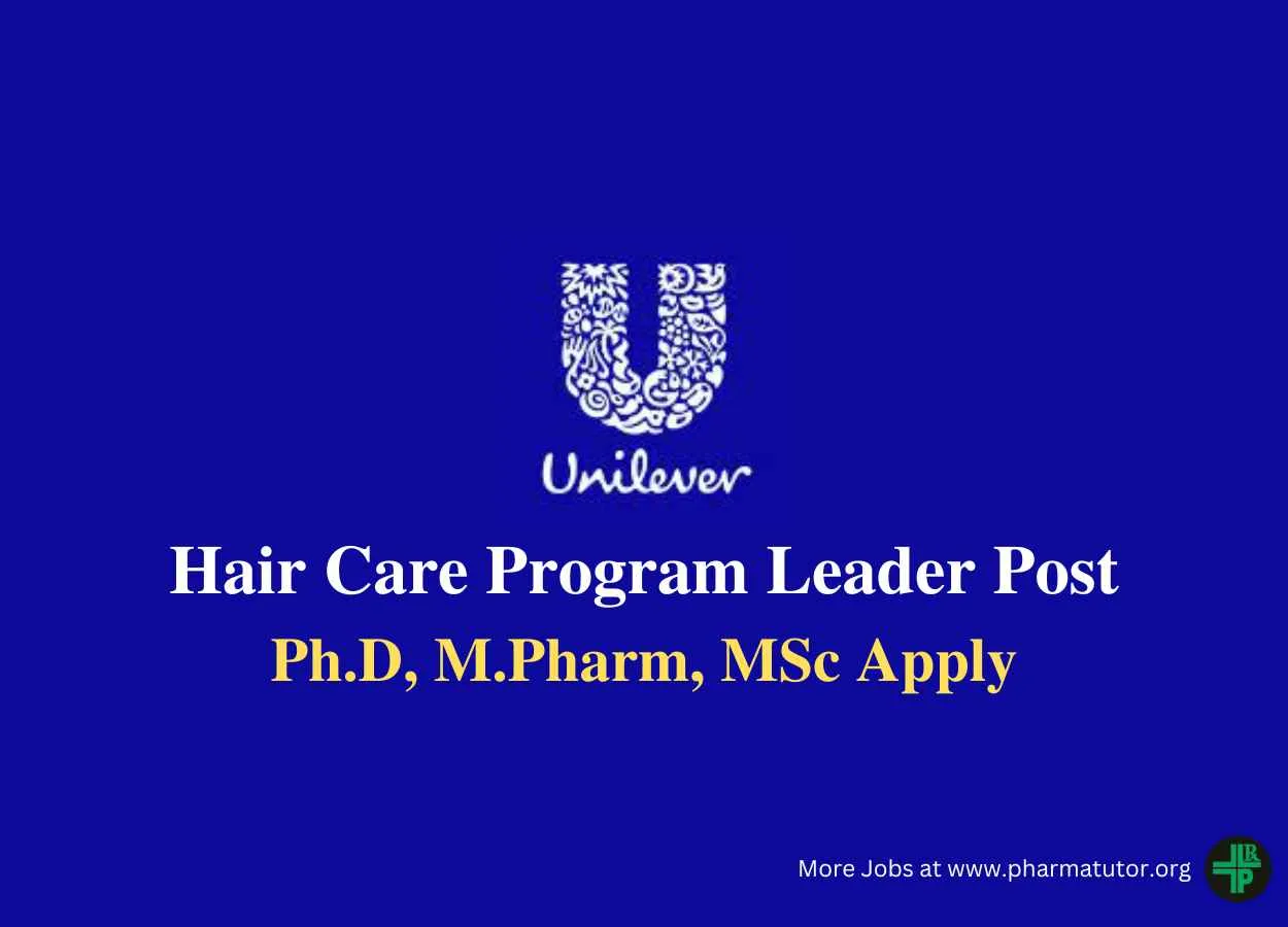 Work as Hair Care Program Leader at Unilever