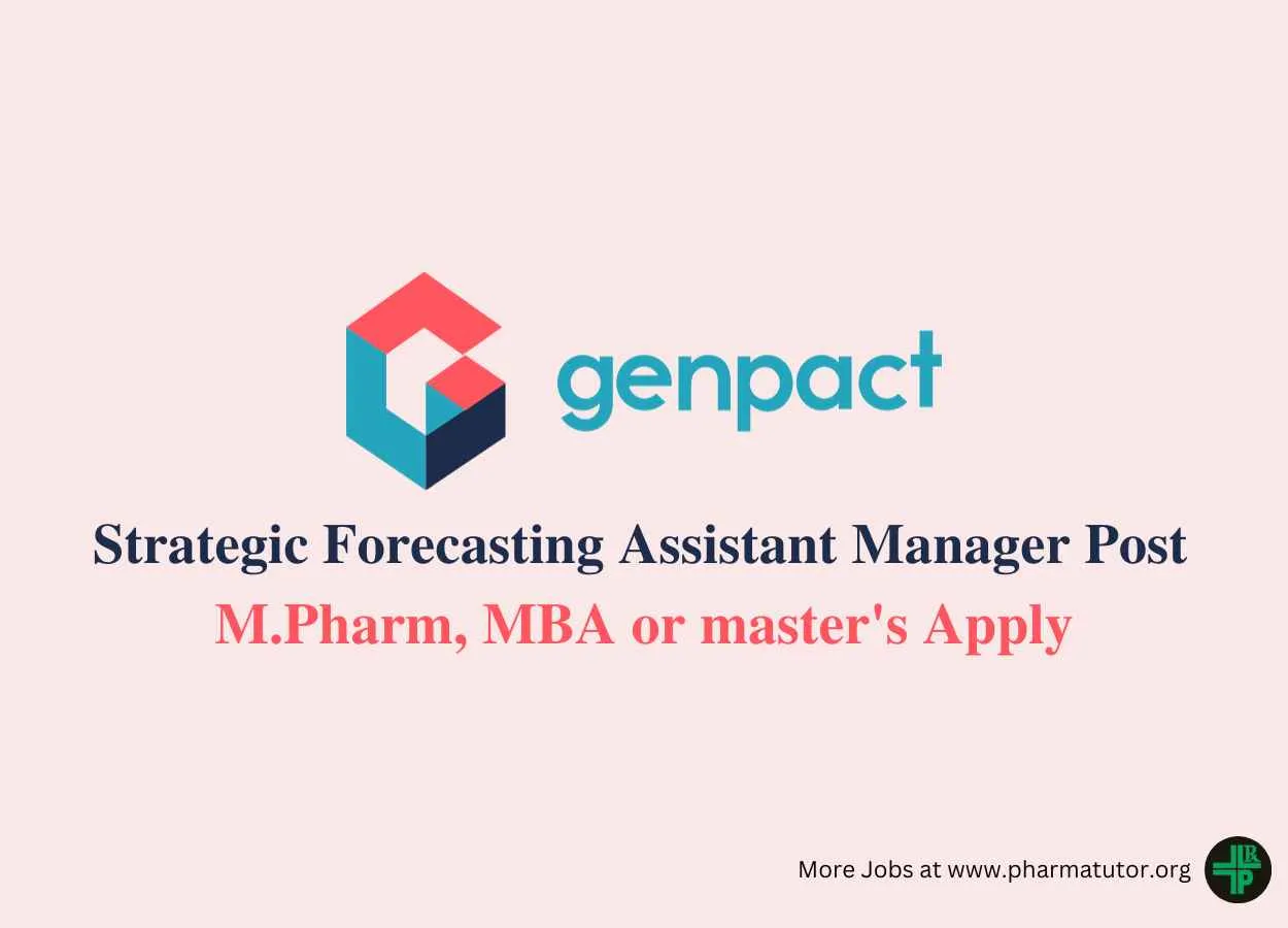 Work as Strategic Forecasting Assistant Manager at Genpact