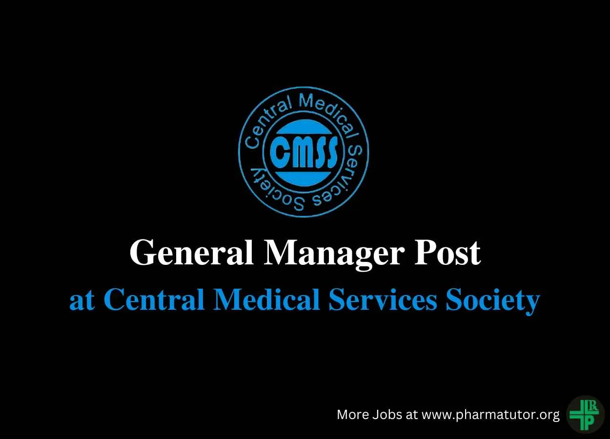 Applications are invited for post of General Manager at CMSS