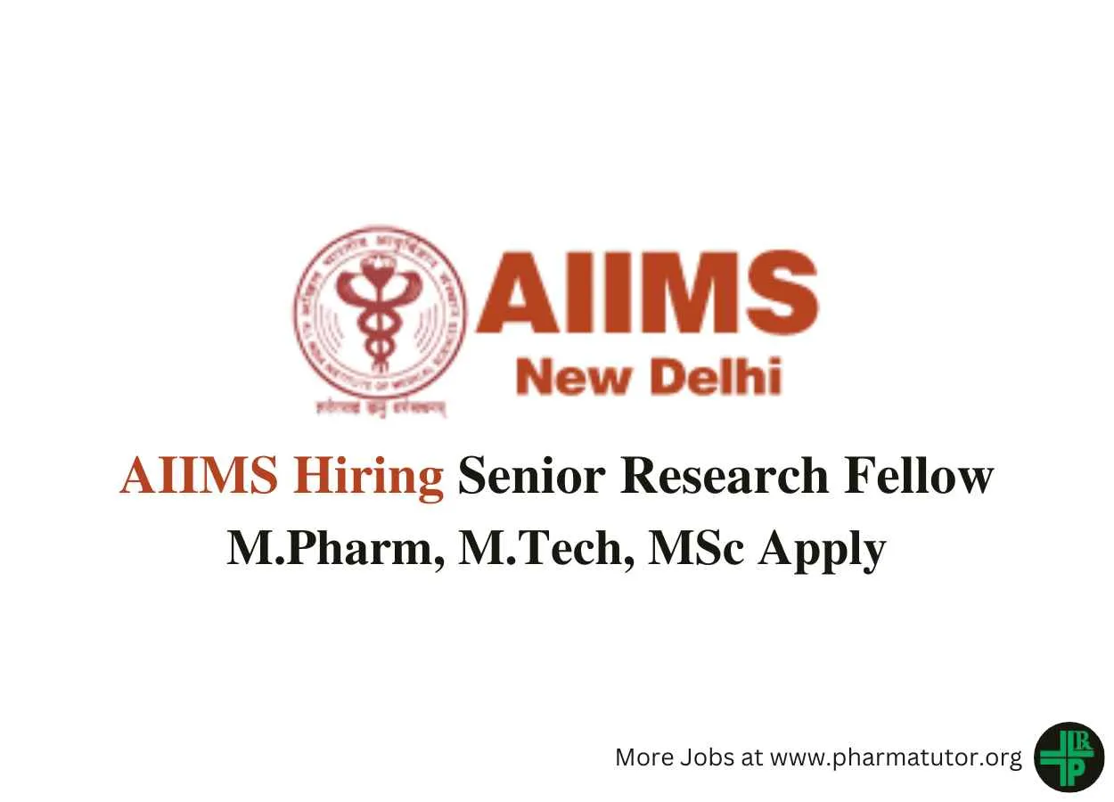 Applications are invited for post of SRF at AIIMS