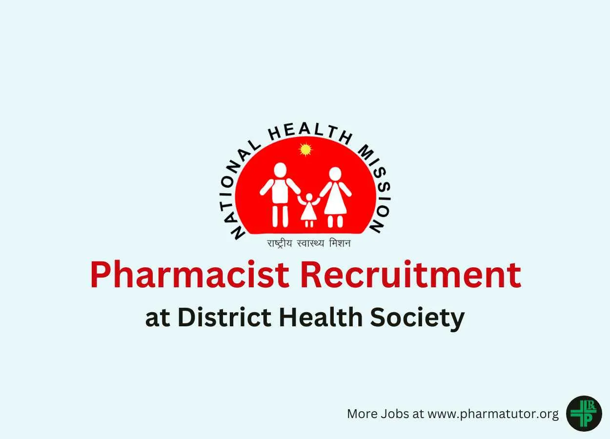 Job for Pharmacist at District Health Society