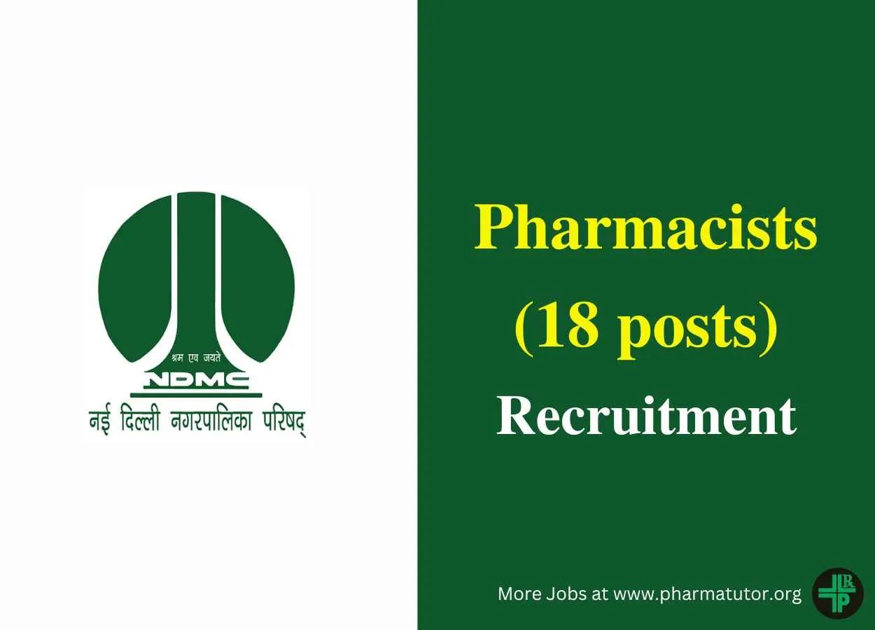 NDMC invites applications for Pharmacists