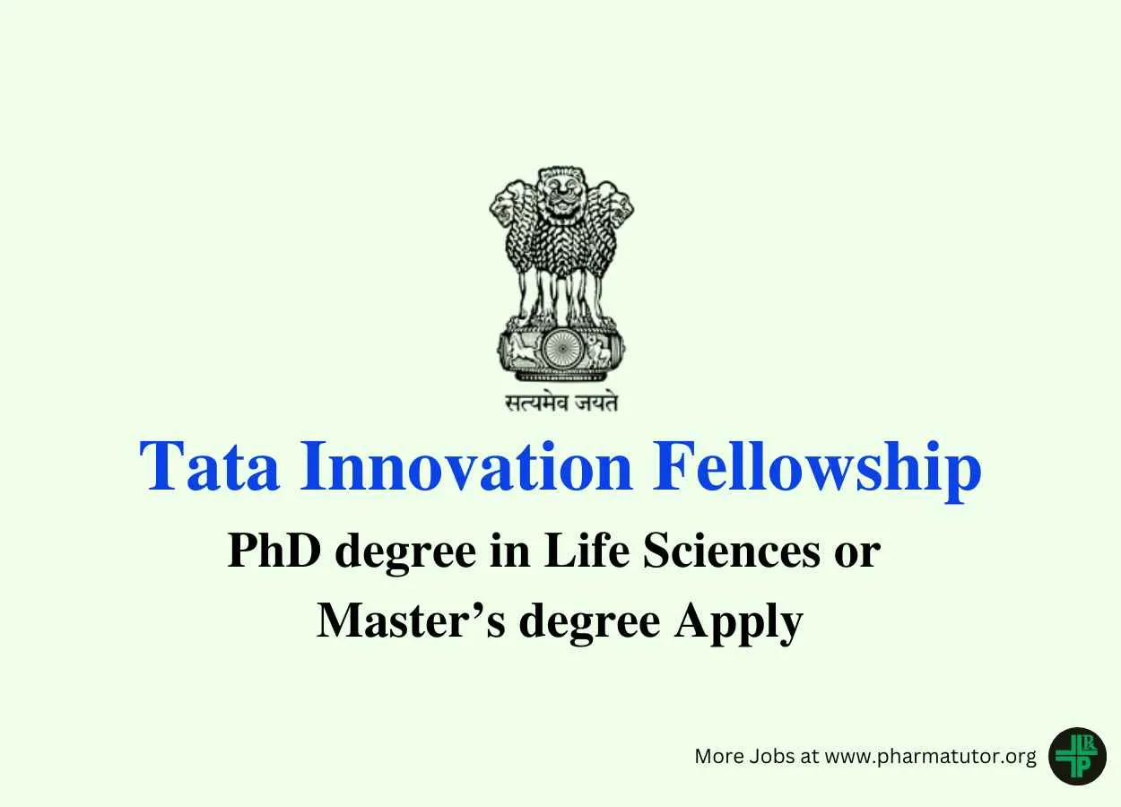 Call for applications for Tata Innovation Fellowship