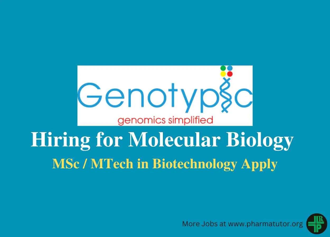 Hiring for Molecular Biology at Genotypic