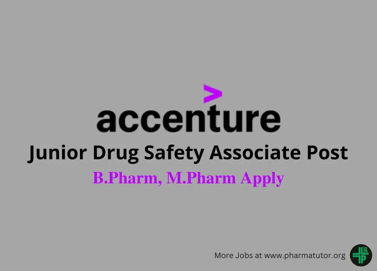 Job as Junior Drug Safety Associate at Accenture