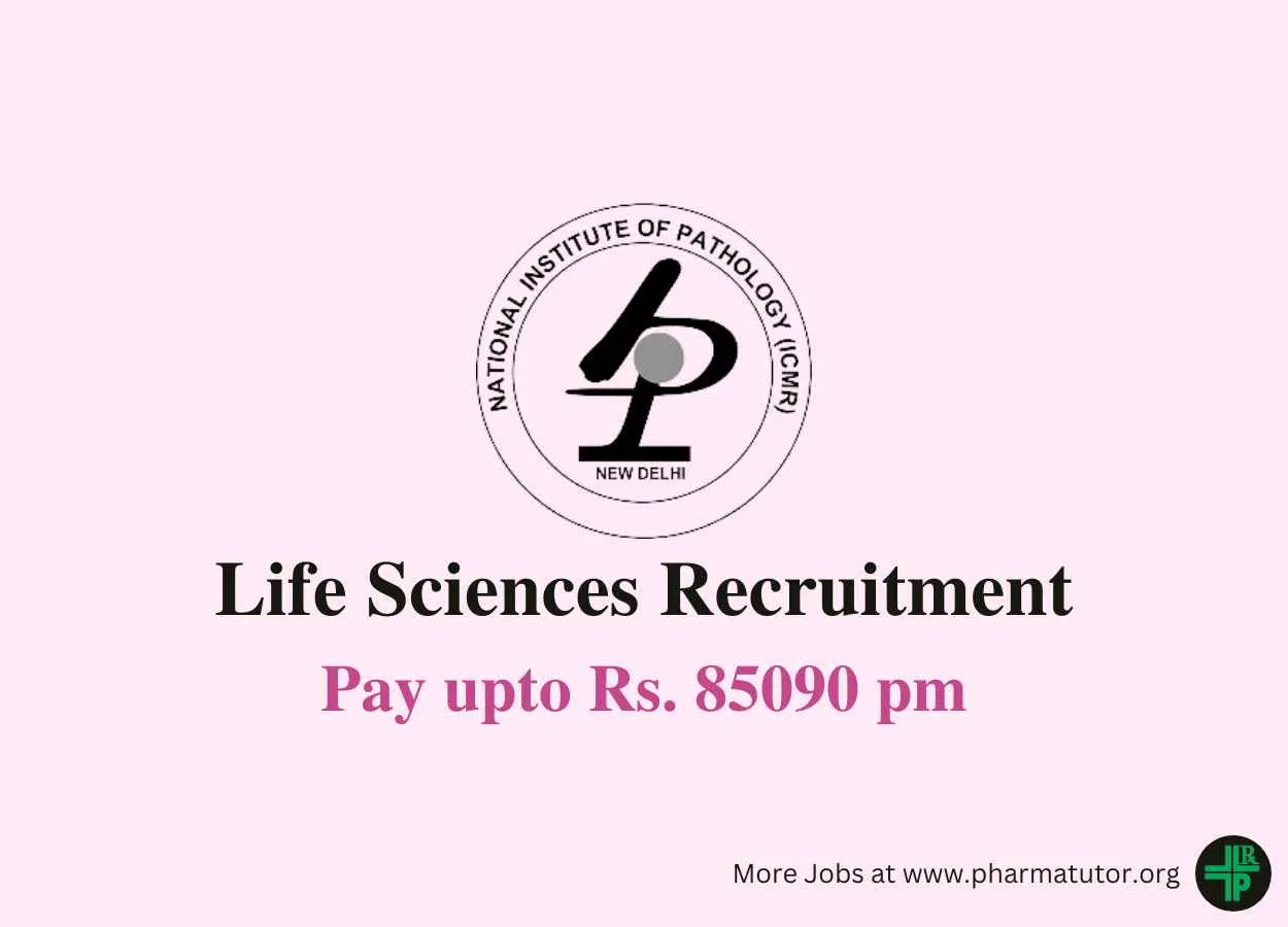 Life Sciences Recruitment at National Institute of Pathology