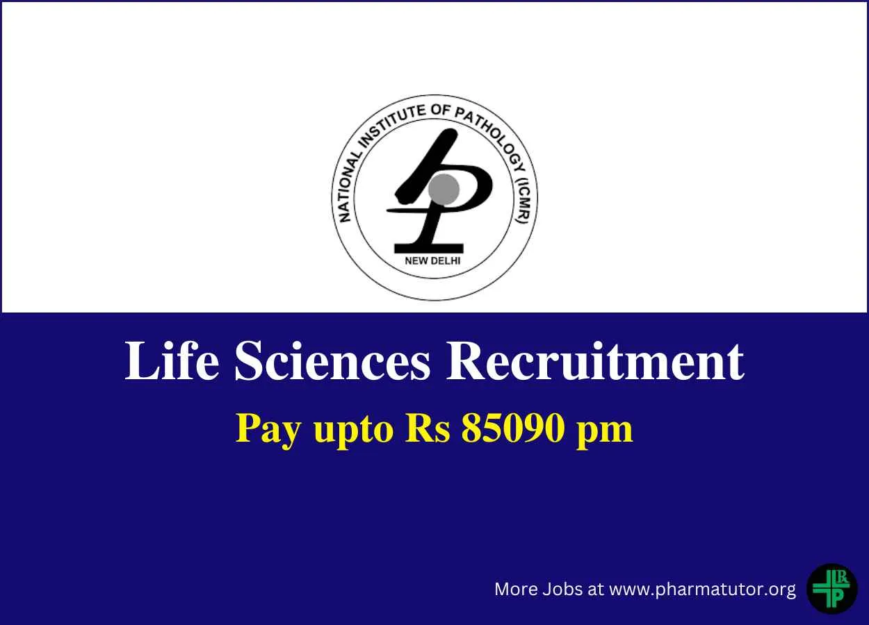 Life Sciences Recruitment at National Institute of Pathology