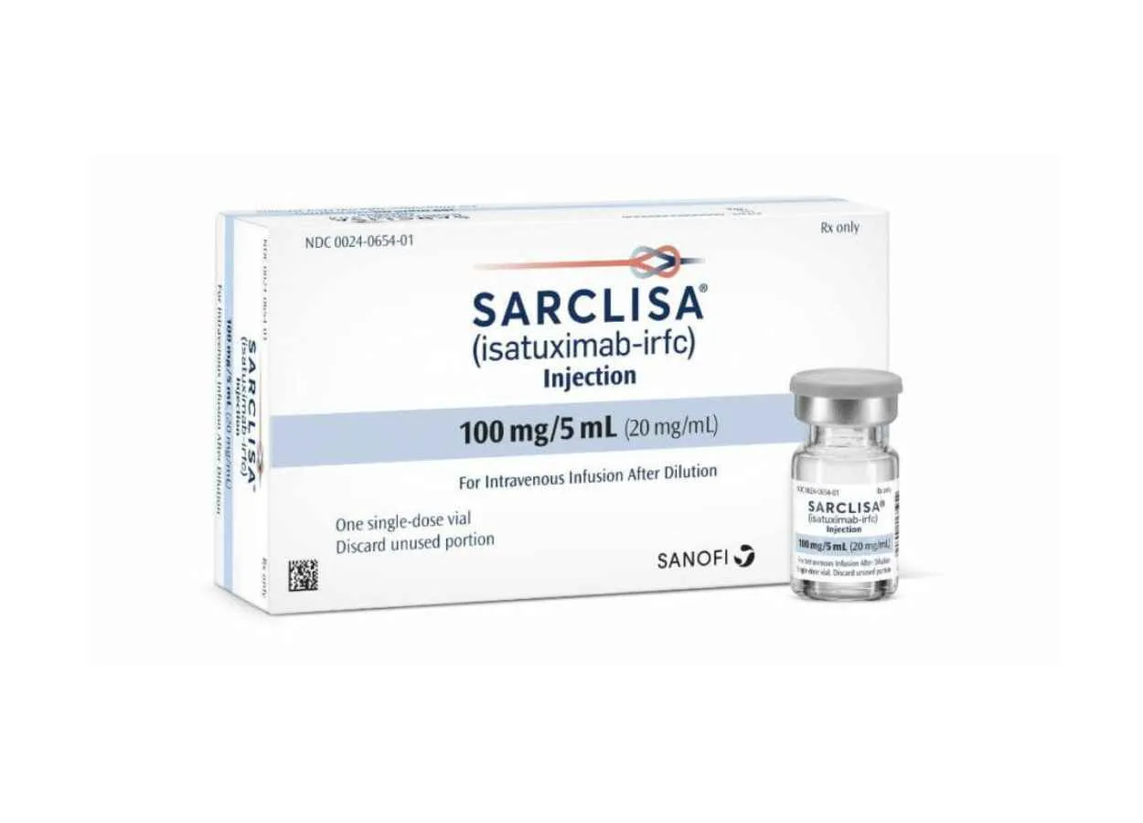 Sarclisa (isatuximab) Phase 3 trial met primary endpoint of progression free survival in patients with newly diagnosed multiple myeloma not eligible for transplant