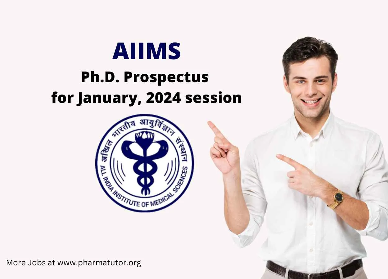AIIMS Ph.D. Prospectus for January, 2024 session