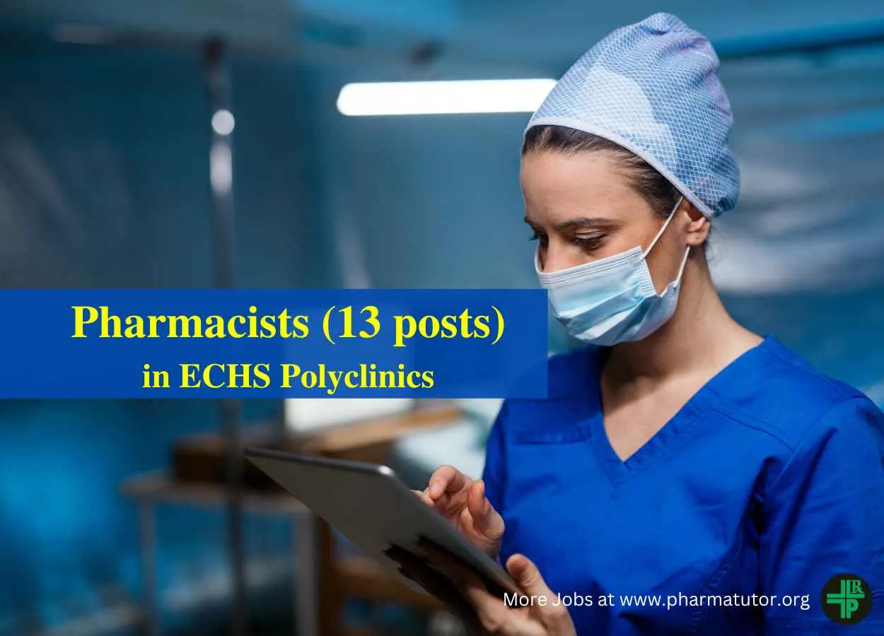 Job Openings for Pharmacists in ECHS Polyclinics