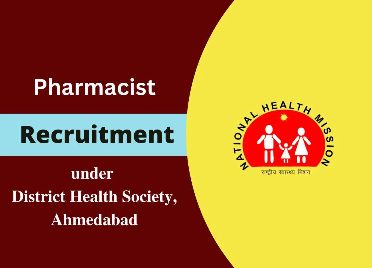 Jobs for Pharmacists at District Health Society
