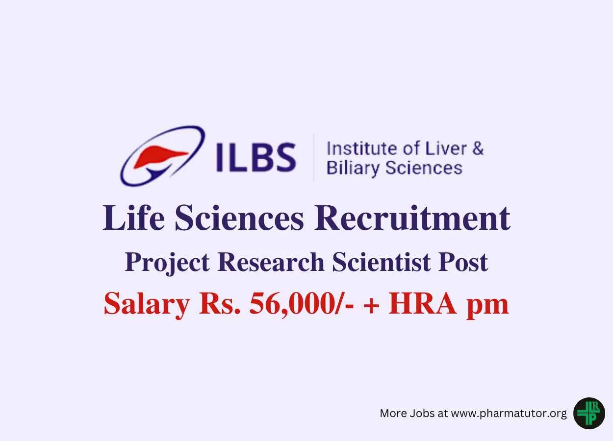 Life Sciences Recruitment at Institute of Liver & Biliary Sciences