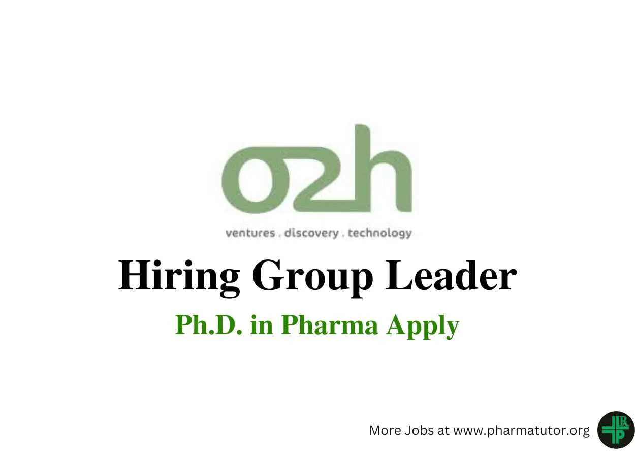o2h group hiring Group Leader