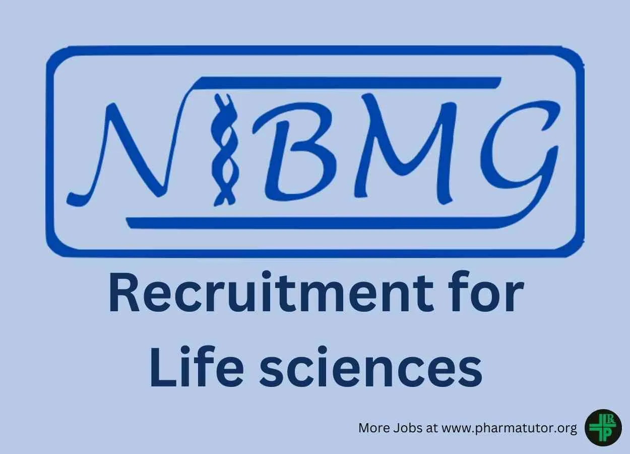 Recruitment for Life sciences candidates at National Institute of Biomedical Genomics, ministry of science & technology