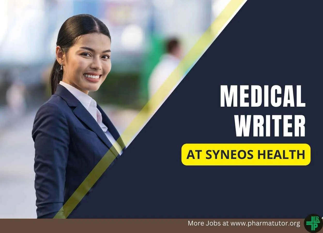 Syneos Health looking for Medical Writer