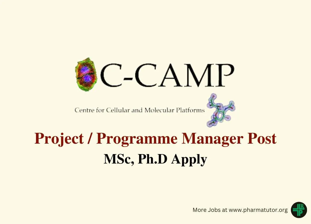 C-CAMP Hiring Project / Programme Manager
