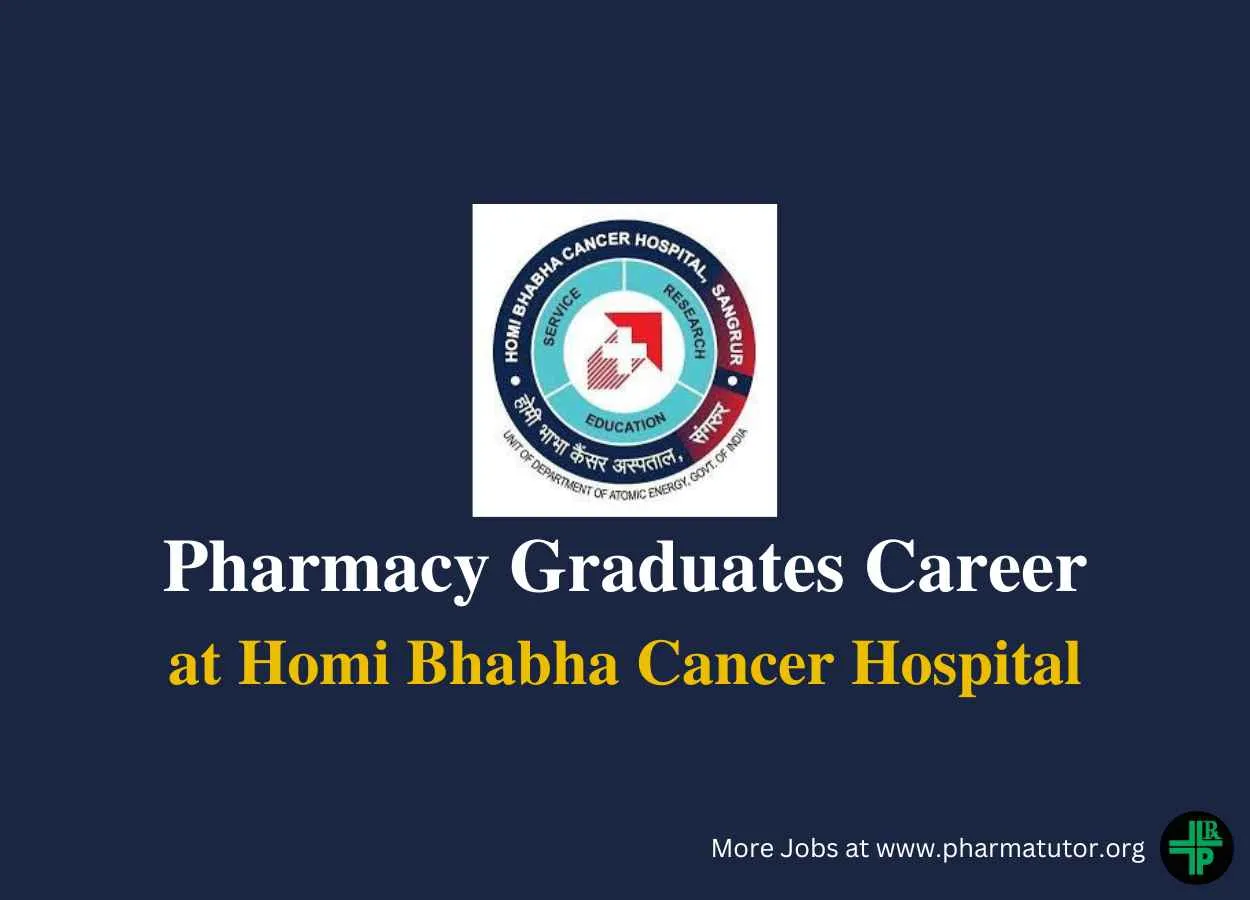 Interview for Pharmacy Graduates at Homi Bhabha Cancer Hospital