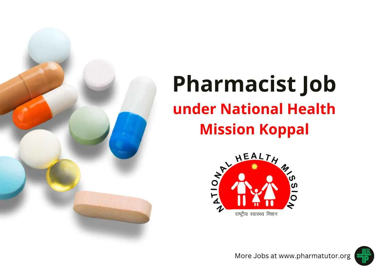 Job for Pharmacist under National Health Mission Koppal