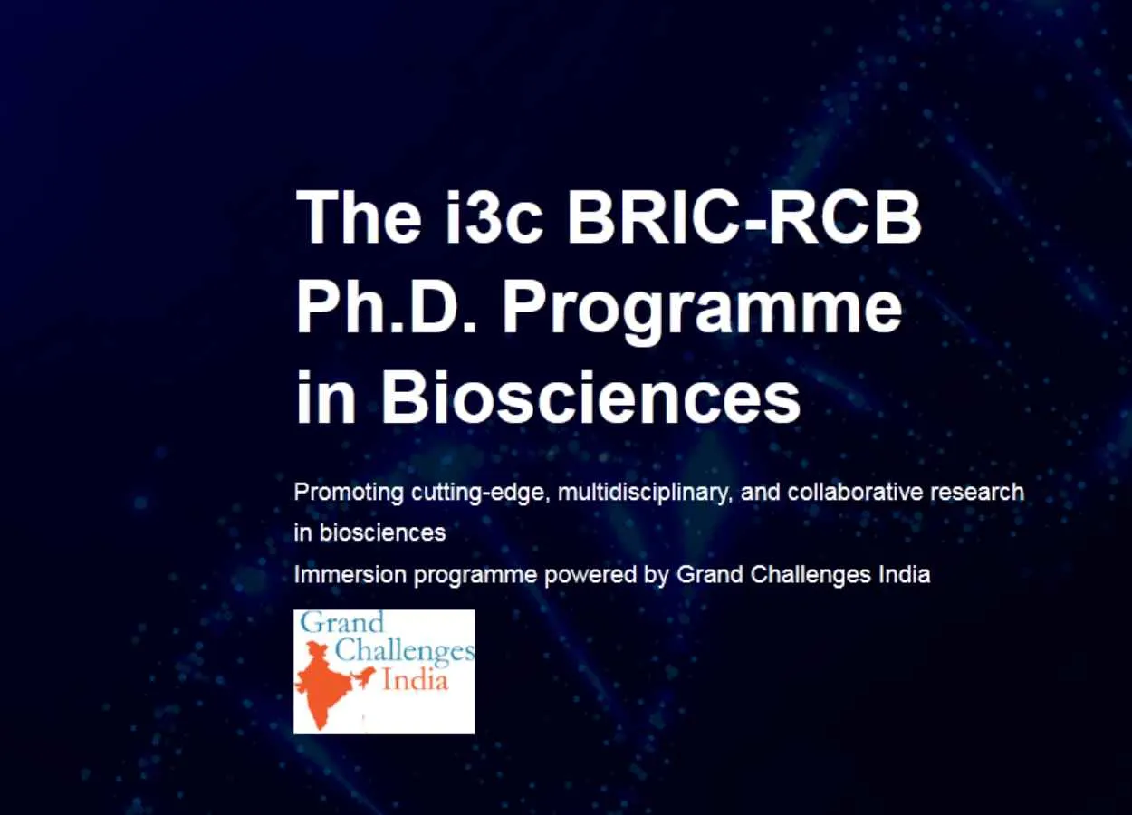 The i3c BRIC-RCB Ph.D. Programme in Biosciences