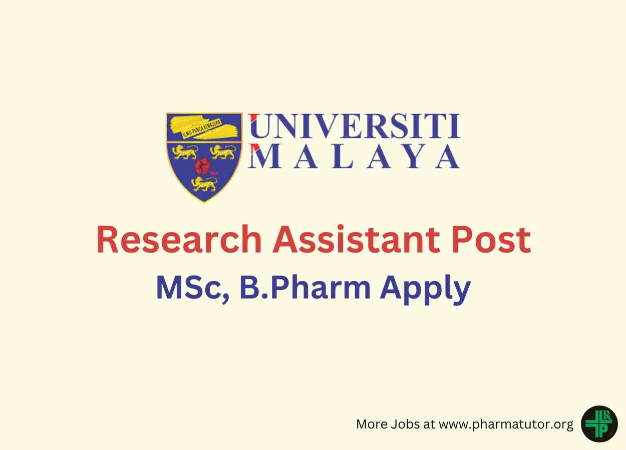 Work as Research Assistant at Universiti Malaya