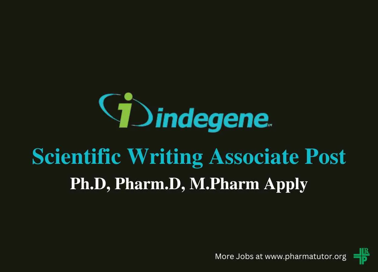 Work as Scientific Writing Associate at Indegene